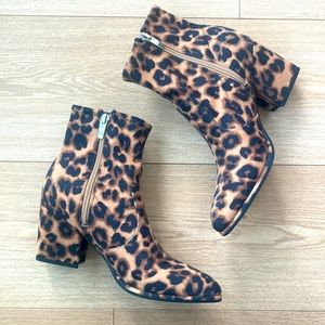 Marc Fisher Leopard Booties